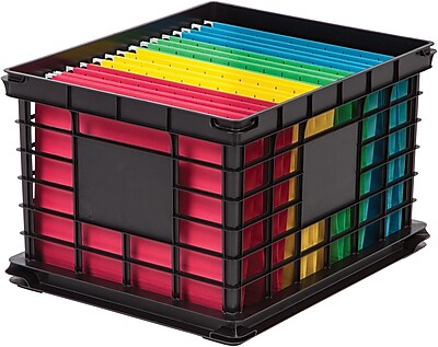 1-Pack 27570 Pendaflex 1 Crate Black ESS27570 File Crate